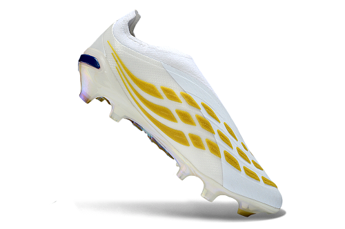 Adidas Predator Elite Laceless FG - White/Gold