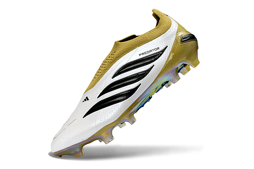 Adidas Predator Elite Laceless FG - White/Gold (2nd Edition)