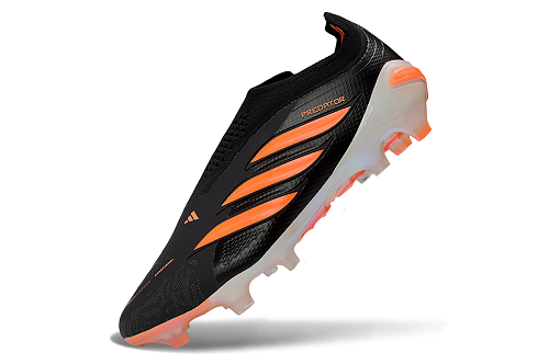 Adidas Predator Elite Laceless FG - Black/Orange