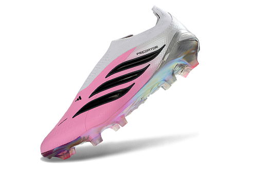 Adidas Predator Elite Laceless FG - White/Pink (2nd Edition)