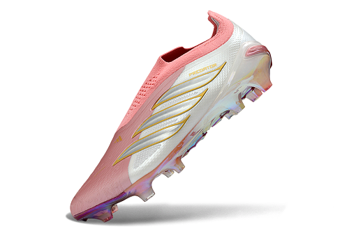 Adidas Predator Elite Laceless FG - White/Pink