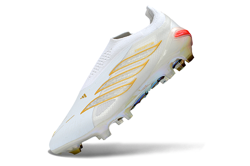 Adidas Predator Elite Laceless FG - White/Gold