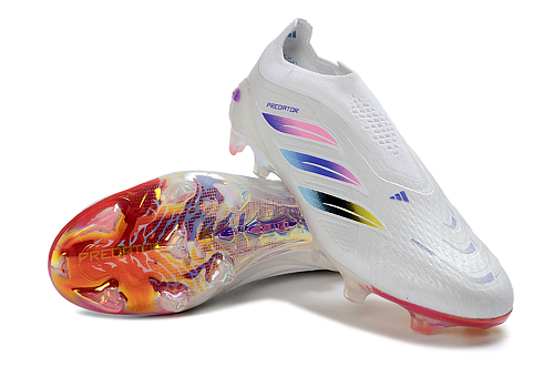Adidas Predator Elite Laceless FG - White (5th Edition)
