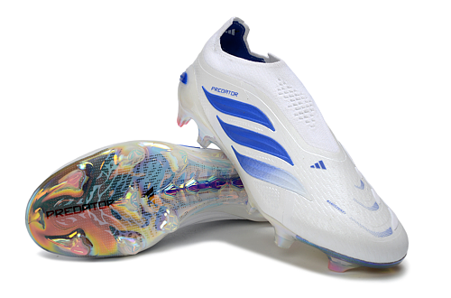 Adidas Predator Elite Laceless FG - White (4th Edition)