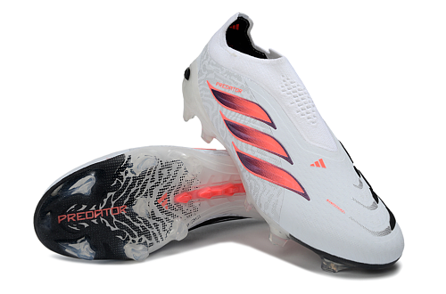 Adidas Predator Elite Laceless FG - White