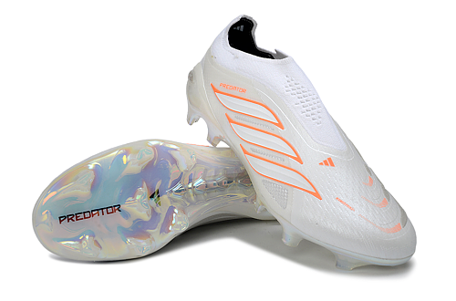 Adidas Predator Elite Laceless FG - White (3rd Edition)