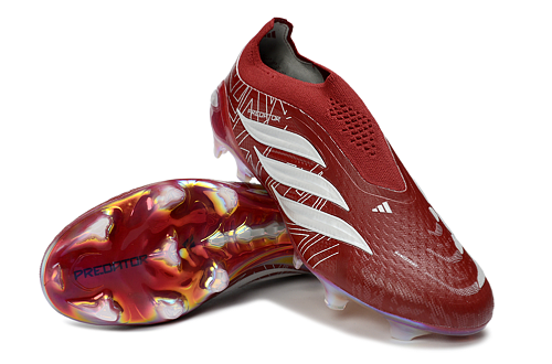 Adidas Predator Elite Laceless FG - Red
