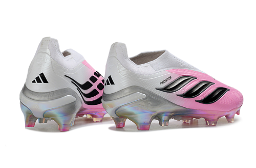 Adidas Predator Elite Laceless FG - White/Pink (2nd Edition)