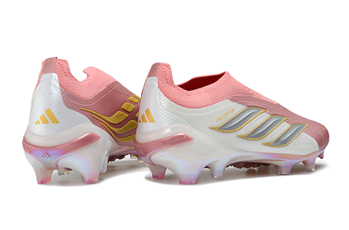 Adidas Predator Elite Laceless FG - White/Pink