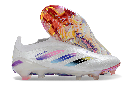 Adidas Predator Elite Laceless FG - White (5th Edition)