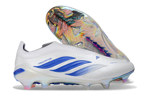 Adidas Predator Elite Laceless FG - White (4th Edition)