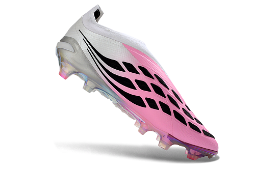 Adidas Predator Elite Laceless FG - White/Pink (2nd Edition)
