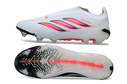 Adidas Predator Elite Laceless FG - White