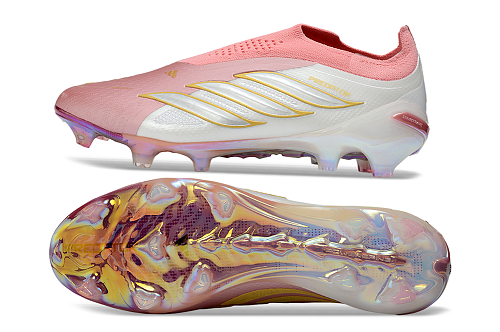 Adidas Predator Elite Laceless FG - White/Pink