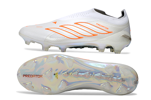 Adidas Predator Elite Laceless FG - White (3rd Edition)
