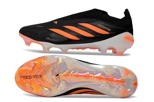 Adidas Predator Elite Laceless FG - Black/Orange