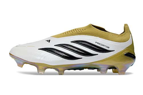 Adidas Predator Elite Laceless FG - White/Gold (2nd Edition)
