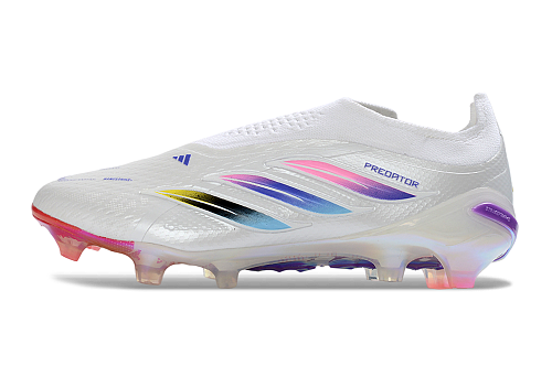 Adidas Predator Elite Laceless FG - White (5th Edition)