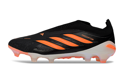 Adidas Predator Elite Laceless FG - Black/Orange