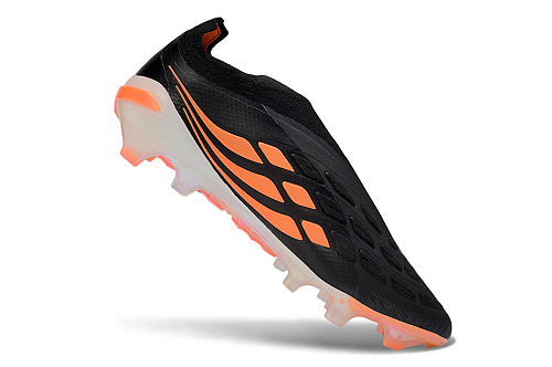 Adidas Predator Elite Laceless FG - Black/Orange